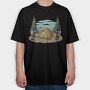 Retro Nature Outdoor 5, Tricou Oversize Barbati (Unisex)