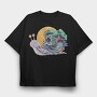 Snail Skull, Tricou Oversize Barbati (Unisex)