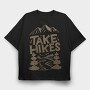 Take Hikes, Tricou Oversize Barbati (Unisex)