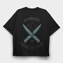 Campers Going Camp, Tricou Oversize Barbati (Unisex)