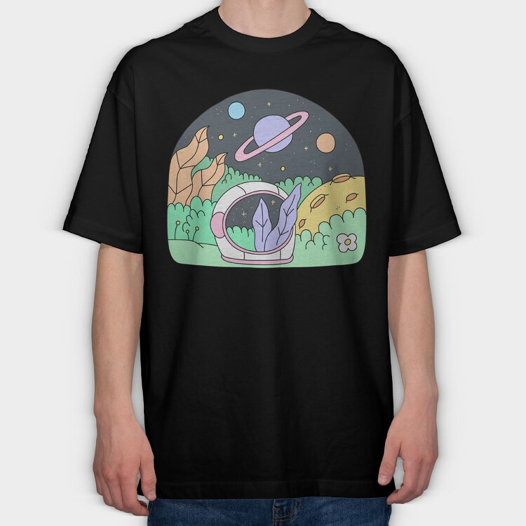 Garden 4, Tricou Oversize Barbati (Unisex)