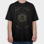 The Sun Tarot Card, Tricou Oversize Barbati (Unisex)