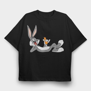 Cartoon Retro Bugs Bunny 6, Tricou Oversize Barbati (Unisex)