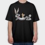Cartoon Retro Bugs Bunny 6, Tricou Oversize Barbati (Unisex)