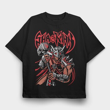 Shao Kahn, Tricou Oversize Barbati (Unisex)