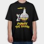 Pinky & the Brain 1, Tricou Oversize Barbati (Unisex)