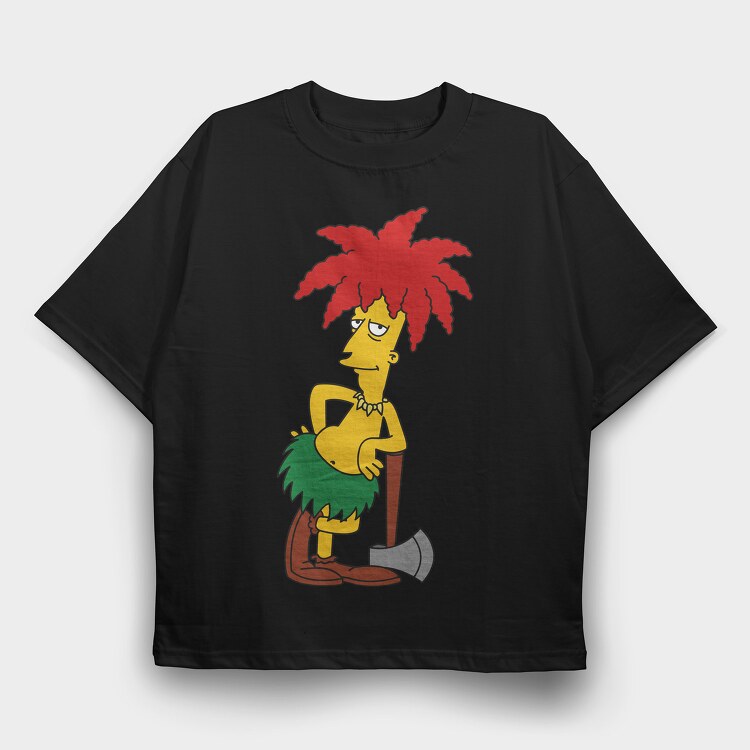 Sideshow Bob 01, Tricou Oversize Barbati (Unisex)