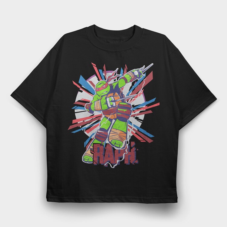 Teenage Mutant Ninja Turtles 4, Tricou Oversize Barbati (Unisex)