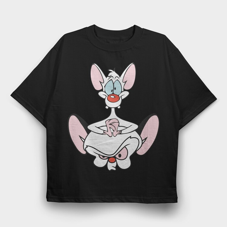Pinky & the Brain 10, Tricou Oversize Barbati (Unisex)