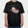 Cartoon Retro Courage the Cowardly Dog 1, Tricou Oversize Barbati (Unisex)