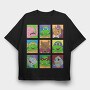 Teenage Mutant Ninja Turtles 5, Tricou Oversize Barbati (Unisex)