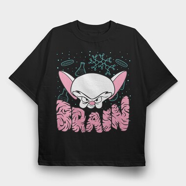 Pinky & the Brain 2, Tricou Oversize Barbati (Unisex)