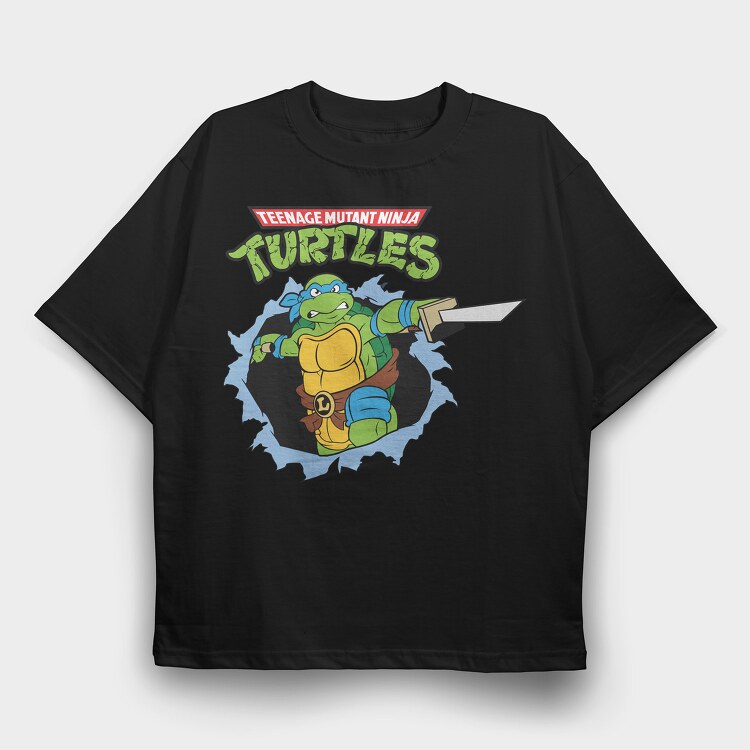 Teenage Mutant Ninja Turtles 6, Tricou Oversize Barbati (Unisex)