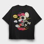 Crazy Mickey, Tricou Oversize Barbati (Unisex)