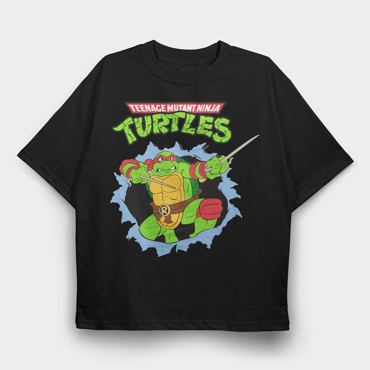 Teenage Mutant Ninja Turtles 7, Tricou Oversize Barbati (Unisex)