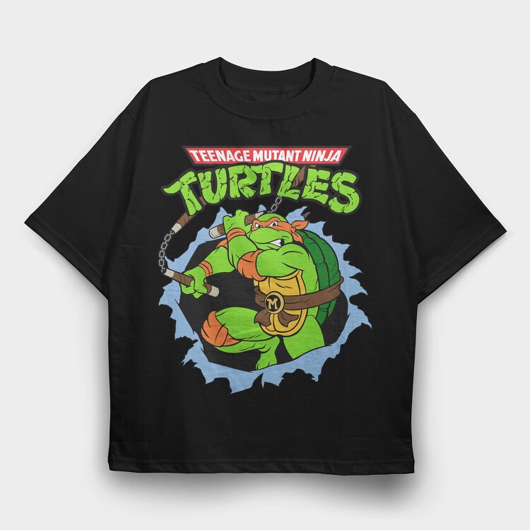 Teenage Mutant Ninja Turtles 8, Tricou Oversize Barbati (Unisex)