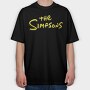 Simpsons Logo, Tricou Oversize Barbati (Unisex)