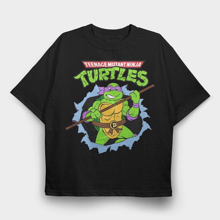 Teenage Mutant Ninja Turtles 9, Tricou Oversize Barbati (Unisex)