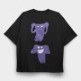 Slinker Ghost, Tricou Oversize Barbati (Unisex)