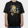 Crazy Tweety, Tricou Oversize Barbati (Unisex)