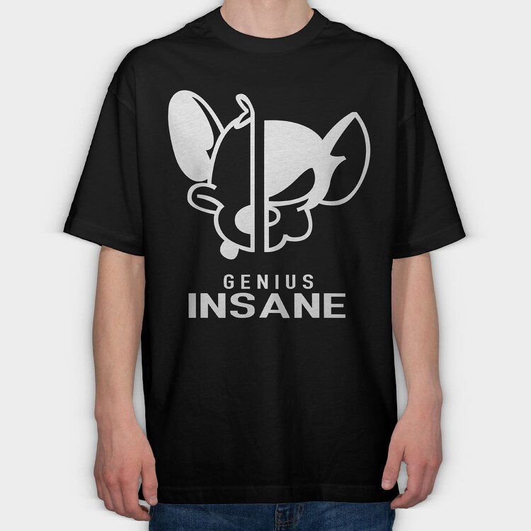 Pinky & the Brain 8, Tricou Oversize Barbati (Unisex)