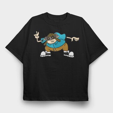 Kids Next Door 17, Tricou Oversize Barbati (Unisex)