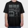 Cross Your Limits 2, Tricou Oversize Barbati (Unisex)
