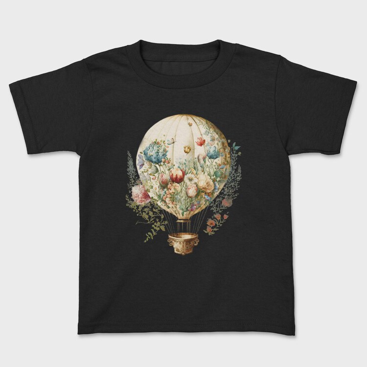 Balloon Floral Sky, Tricou Copii