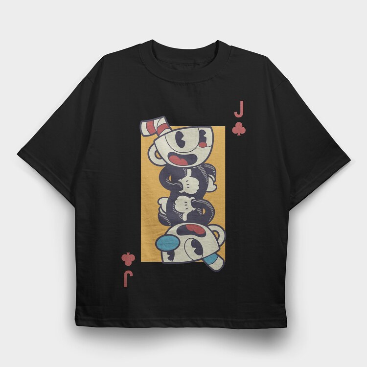 Cuphead 2, Tricou Oversize Barbati (Unisex)
