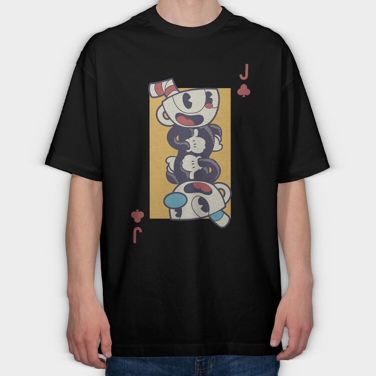 Cuphead 2, Tricou Oversize Barbati (Unisex)