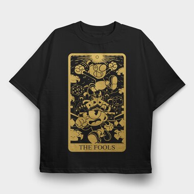 Cuphead 5, Tricou Oversize Barbati (Unisex)