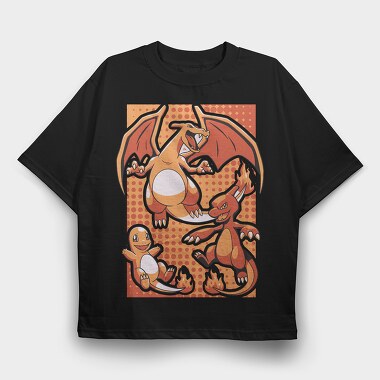 Pokemon 12, Tricou Oversize Barbati (Unisex)