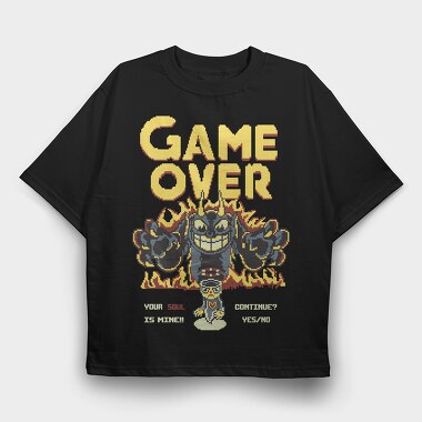 Cuphead 7, Tricou Oversize Barbati (Unisex)