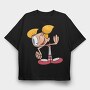 Cartoon Retro Dexter Laboratory 4, Tricou Oversize Barbati (Unisex)
