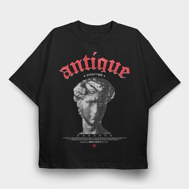 Antique 1, Tricou Oversize Barbati (Unisex)
