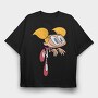 Cartoon Retro Dexter Laboratory 5, Tricou Oversize Barbati (Unisex)