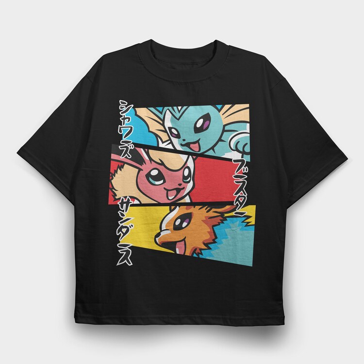 Pokemon 2, Tricou Oversize Barbati (Unisex)