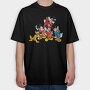 Cartoon Retro Disney 1, Tricou Oversize Barbati (Unisex)