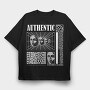 Authentic 2, Tricou Oversize Barbati (Unisex)