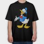 Cartoon Retro Donald Duck 2, Tricou Oversize Barbati (Unisex)