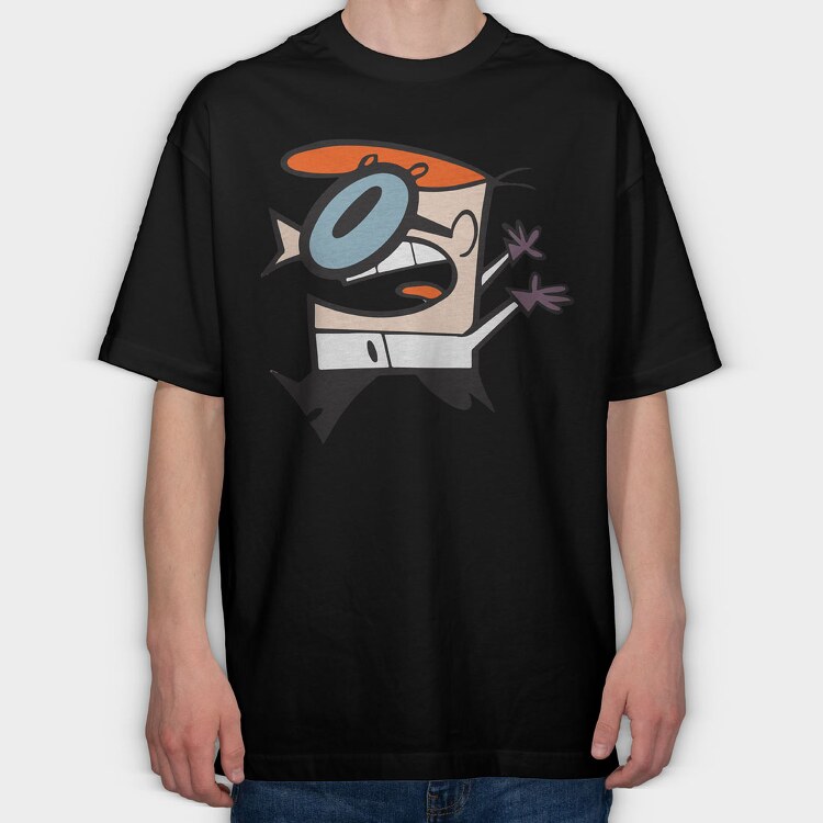 Dexter Laboratory 18, Tricou Oversize Barbati (Unisex)