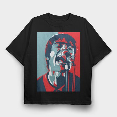Liam Gallagher, Tricou Oversize Barbati (Unisex)