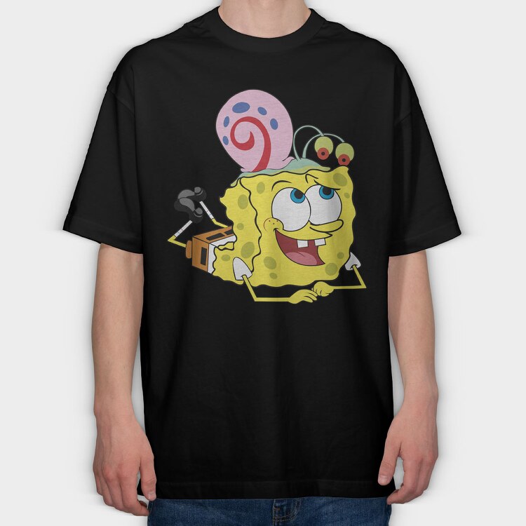 SpongeBob 13, Tricou Oversize Barbati (Unisex)