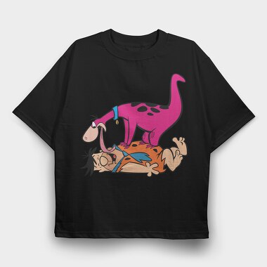 The Flintstones 11, Tricou Oversize Barbati (Unisex)