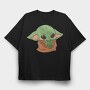 Baby Yoda 11, Tricou Oversize Barbati (Unisex)