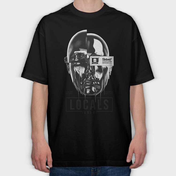 Locals Only 1, Tricou Oversize Barbati (Unisex)