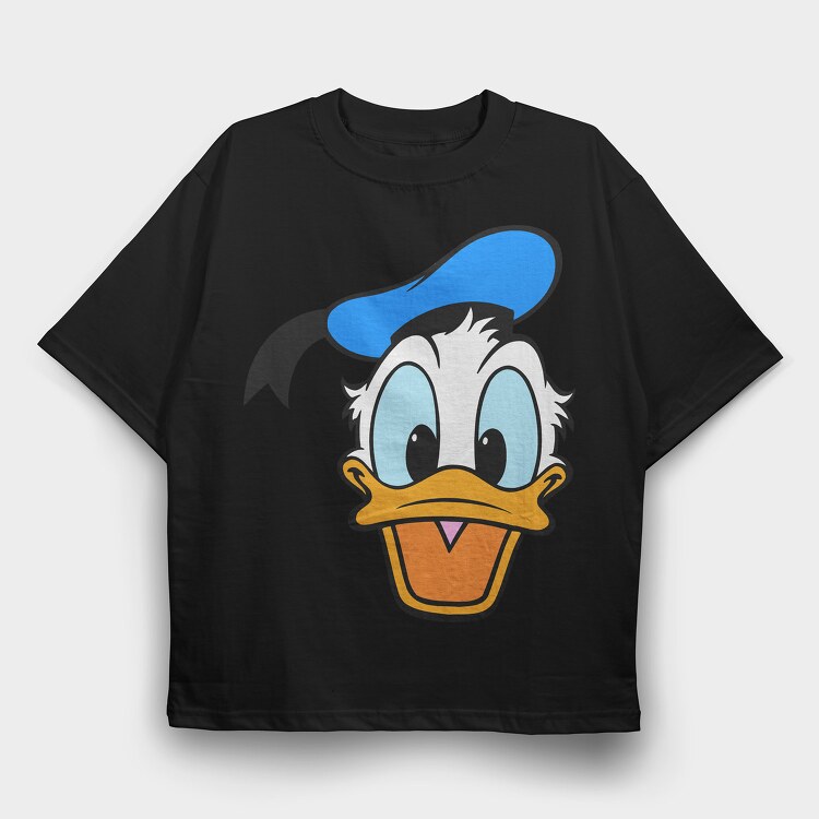 Cartoon Retro Donald Duck 6, Tricou Oversize Barbati (Unisex)