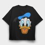 Cartoon Retro Donald Duck 6, Tricou Oversize Barbati (Unisex)