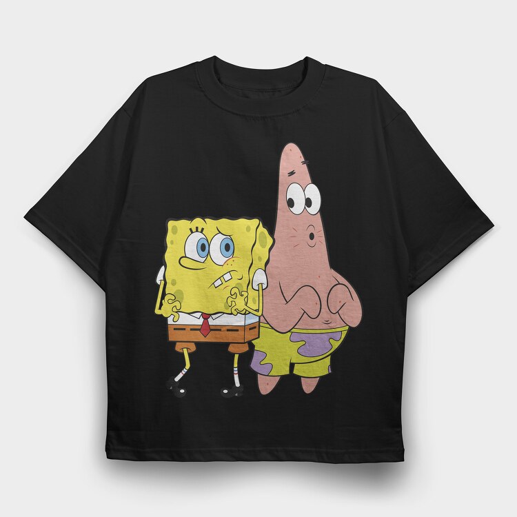 SpongeBob 16, Tricou Oversize Barbati (Unisex)