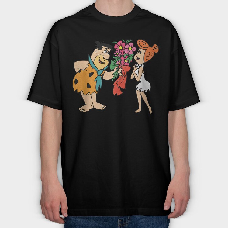 The Flintstones 14, Tricou Oversize Barbati (Unisex)